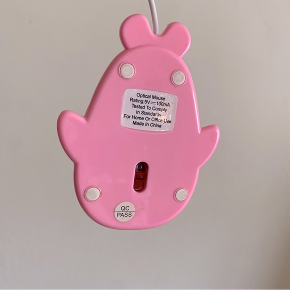 Forever 21 Kawaii Pink Whale Portable Mouse with USB Wire - Picture 7 of 7